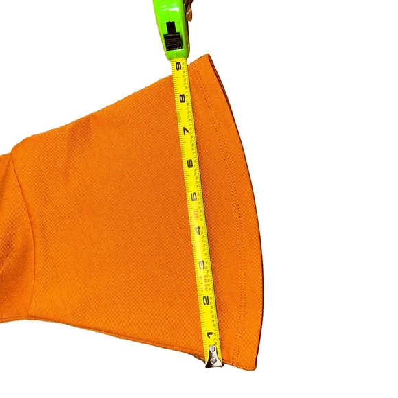 Ann Taylor Factory Burnt Orange Top with Bell Sleeves Size Large - Picture 7 of 8